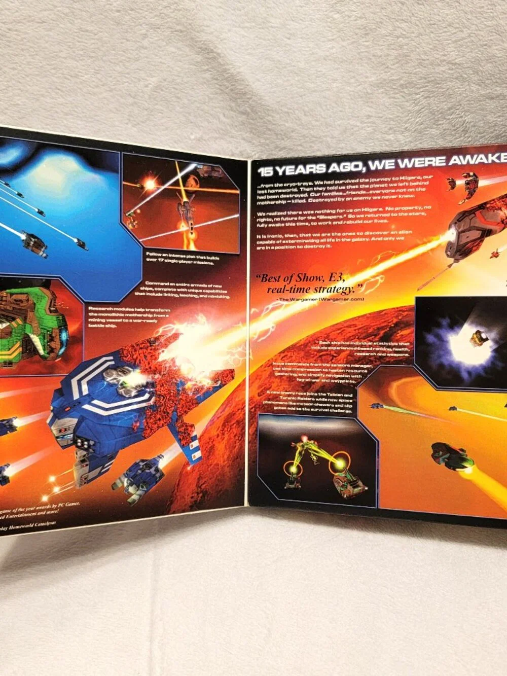 Vintage Homeworld Cataclysm Big Box Game and User Manual